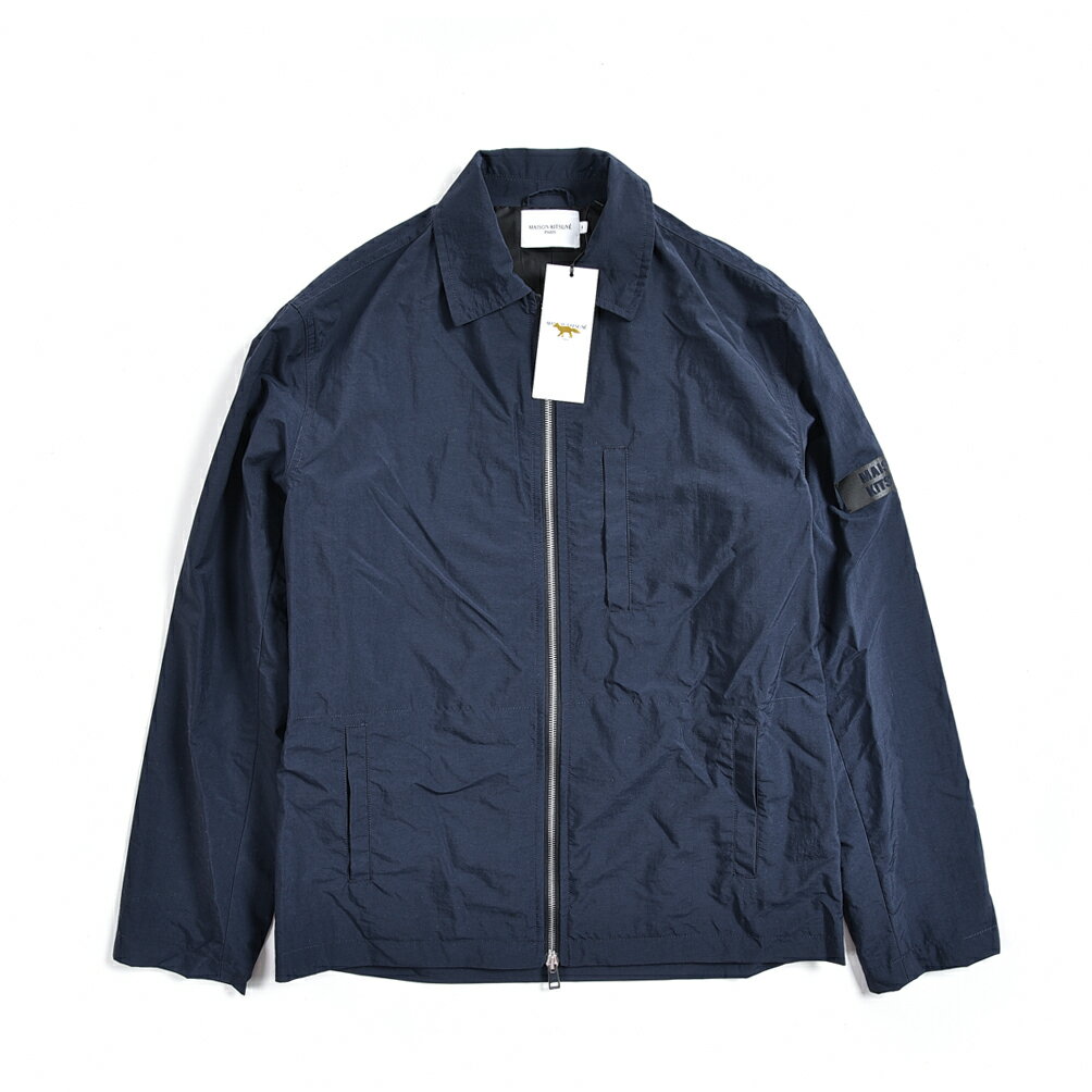 【SALE】 メゾンキツネ MAISON KITSUNE テクニカル ジップド オーバーシャツ WATER-REPELLENT FABRIC スウィングトップ ブルゾン 春夏 メンズ フランス ブランド パリ