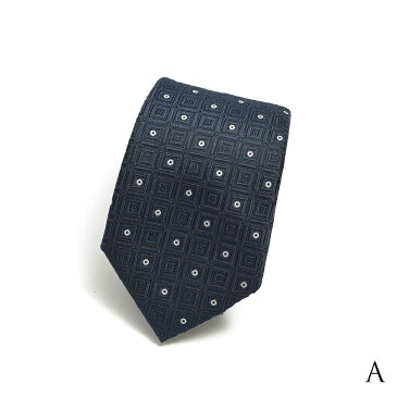 【半額以下】エンポリオ アルマーニ EMPORIO ARMANI ネクタイ メンズ シルク 総柄 2色展開 ネイビー レッド MADE IN ITALY イタリア ブランド ビジネス ギフト プレゼント