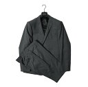 【半額以下】 エンポリオ アルマーニ EMPORIO ARMANI DAVID LINE テーラード スーツ 1Bシングルジャケット ノータックスラックス 春夏 秋 3シーズン メンズ ヴァージンウール ストレッチ グレー イタリア ブランド