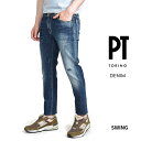  ピーティートリノ デニム PT TORINO DENIM SWING スウィング SUPERSLIM FIT デニム ジーンズ ダメージ加工 ストレッチ パンツ メンズ ウォッシュド ブルー イタリア ブランド PT05