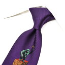 【半額以下】【P10倍】 エトロ ETRO ネクタイ オールシーズン メンズ シルク 100% ワンポイント ロゴ パープル イタリア ブランド MADE IN ITALY ギフト プレゼント ラッピング無料