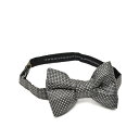 トムフォード TOM FORD パピヨン 蝶ネクタイ ボウタイ メンズ シルク 100% 総柄 シルバー イタリア ブランド MADE IN ITALY フォー...