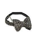 トムフォード TOM FORD パピヨン 蝶ネクタイ ボウタイ メンズ シルク ウール ドット グレージュ×ゴールド イタリア ブランド MADE IN ITA...