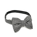 トムフォード TOM FORD パピヨン 蝶ネクタイ ボウタイ メンズ シルク 100% ツイード ホワイト×ブラック イタリア ブランド MADE IN IT...