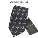 【P20倍】【SALE】 ジョルジオ アルマーニ GIORGIO ARMANI ネクタイ オールシーズン メンズ シルク 100% 総柄 ネイビー イタリア ブ...