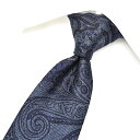【P20倍】 エトロ ETRO ネクタイ オールシーズン メンズ シルク 100% ペイズリー 総柄 ネイビー イタリア ブランド MADE IN ITALY ...