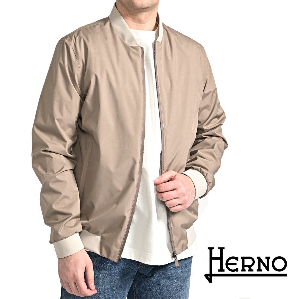 Herno フード付き ピンクベージュブルゾン HERNO（ヘルノ） ダウンジャケット CAPES CAPPA IN SATIN ケープ