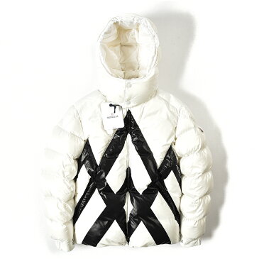 【SALE】モンクレール MONCLER MADAWASKA ダウン ジャケット フーディー ブルゾン 秋冬 メンズ ホワイト サイズ M L