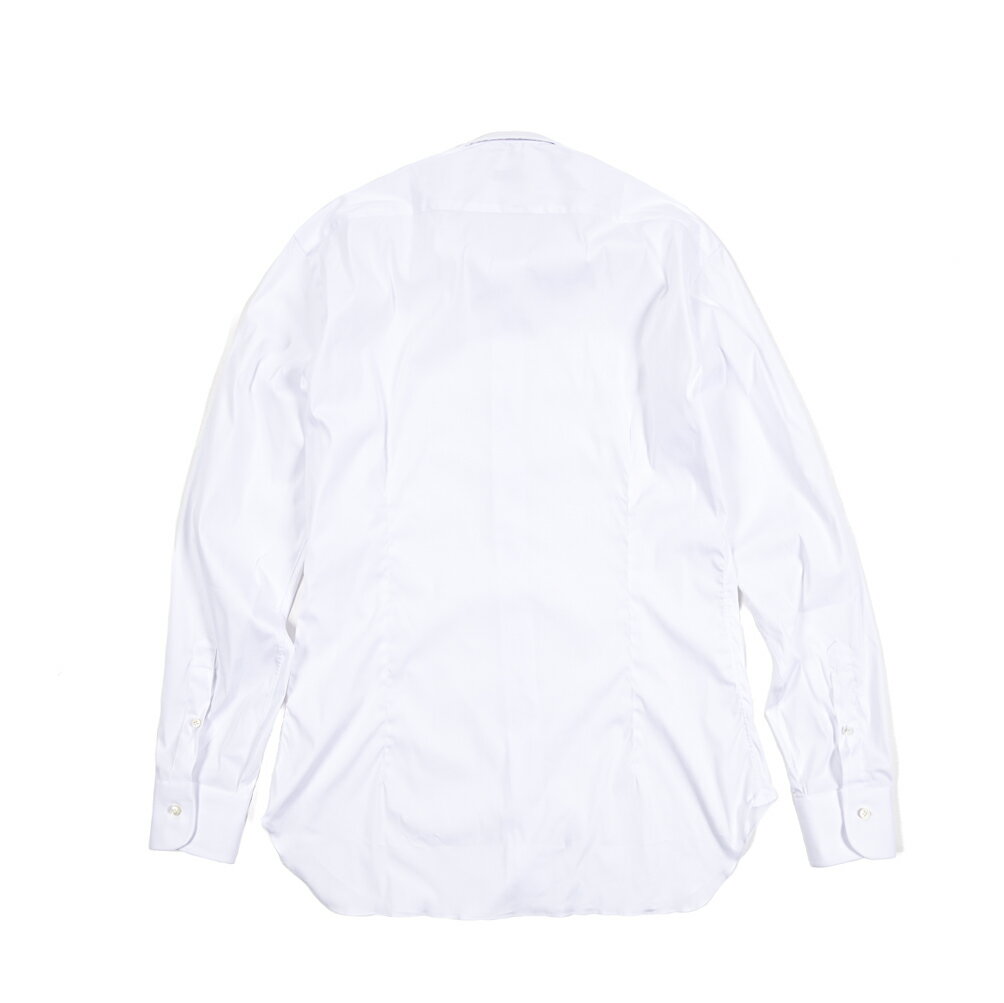 バルバ BARBA ドレスシャツ ワイシャツ ホリゾンタルカラー 長袖 オールシーズン メンズ cucito a man（3枚目）