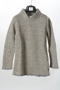 カングラ Kangra ニットセーター レース刺繍デザイン グレー 子供服 キッズ ジュニア 【サイズ6(6歳)】【メリノウール100%】