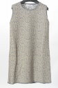 カングラ Kangra ニットワンピース レース刺繍デザイン ノースリーブ グレー 子供服 キッズ ジュニア 【サイズ6(6歳)】【メリノウール100%】