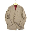 BRUNELLO CUCINELLI/ブルネロクチネリ/【送料無料】テーラードジャケット 6つボタン ダブル/ヘリンボーン柄/コットン100%【メンズ】【アウトレット】【シーズン遅れ】【春夏モデル】【12/13新入荷】