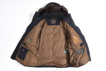MOORER ムーレー PHILIP LL カシミヤ混 ファー付 ダウン ジャケット コート ブルゾン メンズ 秋冬 ダークグレー XXL XXXL XXXXXL/イタリア ブランド アウター 大人 ビジネス【送料無料】【お買い物マラソン】【ポイント10倍】