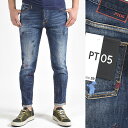 PT05 ピーティーゼロチンクエ 【送料無料】PT TORINO ピーティートリノ デニム ジーンズ ペインティング ストレッチ REGGAE TAPERED FIT メンズ/2XS XS S M L XL 2XL 3XL【あす楽対応_関東】