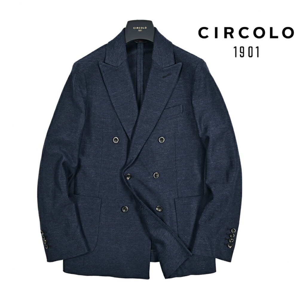 CIRCOLO 1901 コットンウール テーラードジャケット 46サイズ(M) CIRCOLO 1901（チルコロ 1901） チルコロ ジャケット COTTON JACKET