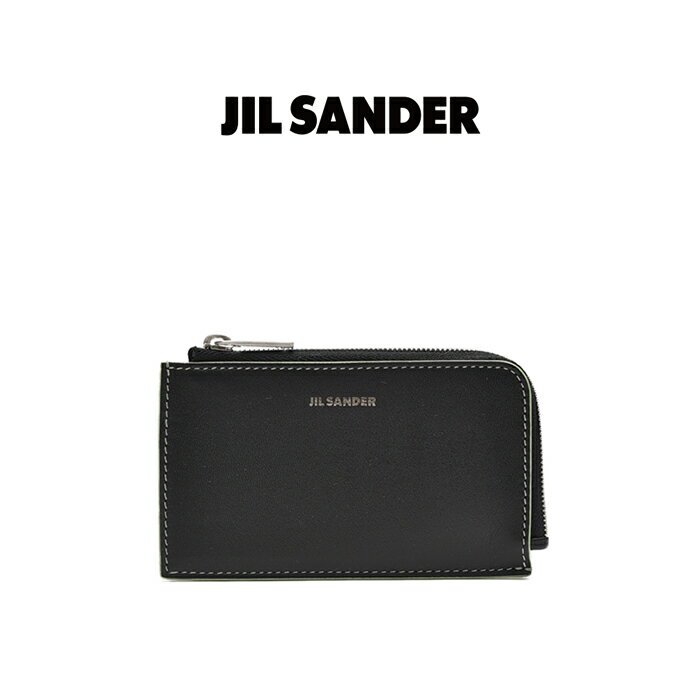 樂天商城 - 【SALE】 ジルサンダー JIL SANDER 【2026年 春夏新作】 コインパース カードケース 財布 小銭入れ ウォレット メンズ レディース ユニセックス カーフレザー 100% ブラック イタリア ブランド MADE IN ITALY