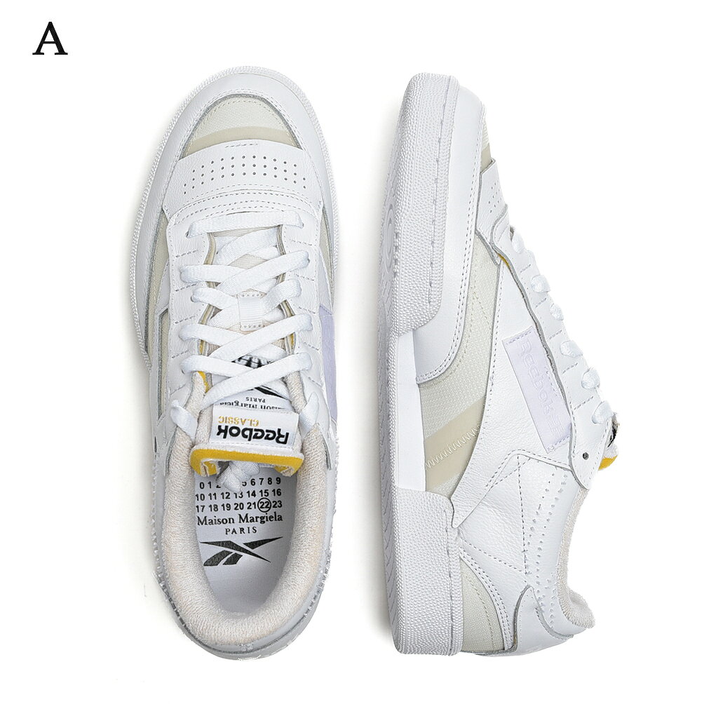 【SALE】【半額以下】 メゾン マルジェラ Maison Margiela MM x Reebok Club C 'Me...