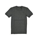 ドルチェ&ガッバーナ DOLCE & GABBANA Tシャツ クルーネック 長袖 春夏 メンズ ロゴプレート コットン 100% チャコールグレー イタリア ...