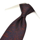 【P20倍】 エトロ ETRO ネクタイ オールシーズン メンズ シルク 100% ペイズリー 総柄 ネイビー レッド イタリア ブランド MADE IN IT...