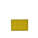 ボッテガヴェネタ BOTTEGA VENETA カセット クレジットカードケース メンズ レディース 男女兼用 イントレチャートレザー カーフスキン イエロー ...