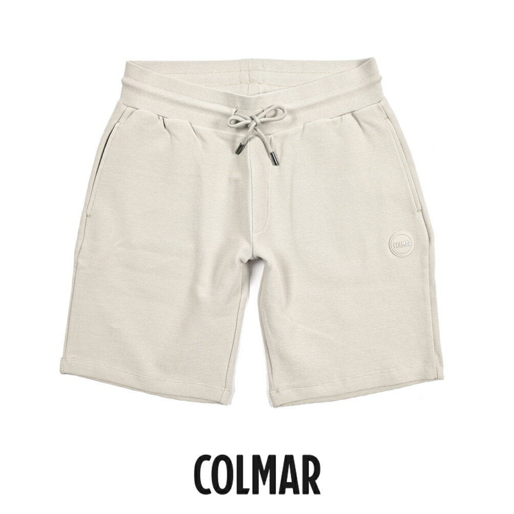 【P10倍】 コルマー COLMAR 【2026年 春夏新作】 スウェット ショーツ ハーフパンツ 春夏 メンズ セットアップ対応 REGULAR FIT レギュラーフィット コットンストレッチ ロゴ ベージュ イタリア ブランド COLMAR ORIGINALS