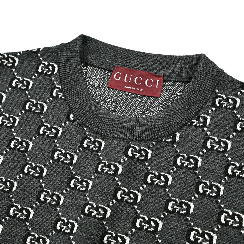 【クリアランス】【40％OFF】 グッチ GUCCI ニットセーター クルーネック ミドルゲ...