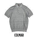 【サマーSALE】 コルマー COLMAR 【2025年 春夏新作】 麻混 ニットポロシャツ ドレスポロ レギュラーカラー 半袖 春夏 メンズ リネン コットン...