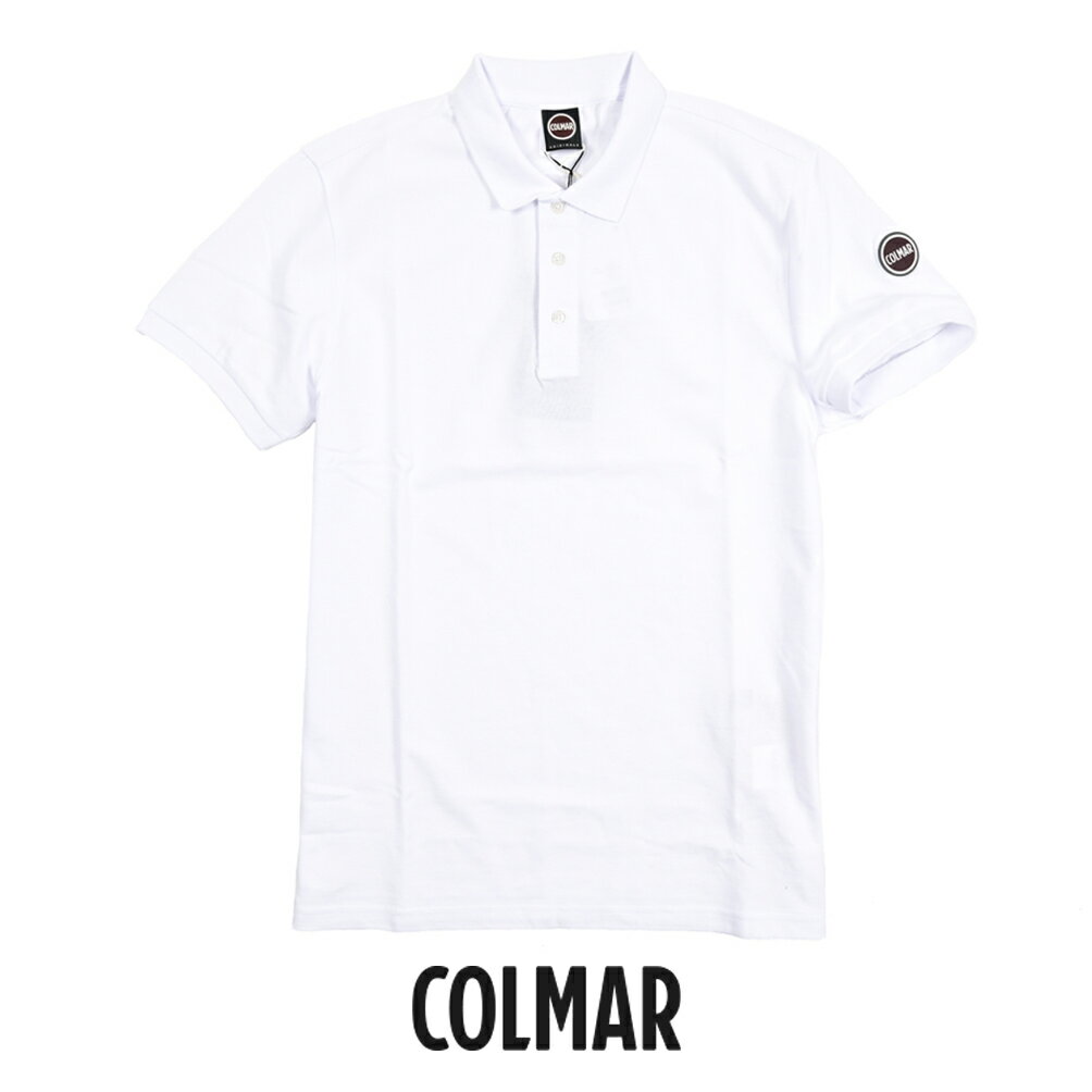 【P10倍】 コルマー COLMAR 【2026年 春夏新作】 鹿の子ポロシャツ 半袖 春夏 メンズ カノコ ピケ コットンストレッチ ロゴ ホワイト イタリア ブランド COLMAR ORIGINALS
