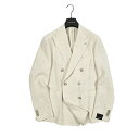 【サマーSALE】 タリアトーレ TAGLIATORE 【2025年 春夏新作】 G-DARREL20K ダレル 麻混 テーラードジャケット 6Bダブル ピークドラペル 春夏 メンズ ウール リネン 籠目編み ライトベージュ イタリア ブランド MADE IN ITALY