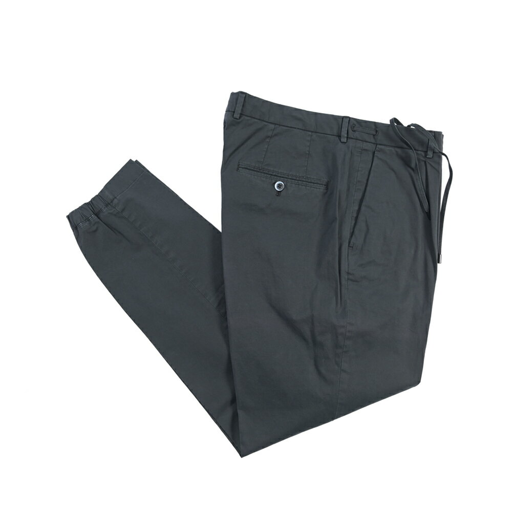 樂天商城 - 【春夏先行セール】【40％OFF】 ジーティーアー GTA HERRICK JOG NEW エリック COMFORT コンフォート コットンスラックス ワンタック ジョガーパンツ インドローコード 春夏 メンズ コットン ストレッチ ネイビー イタリア ブランド