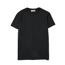 【P10倍】 ジルサンダー JIL SANDER 【2024年 春夏新作】 Tシャツ クルーネック 半袖 春夏 メンズ コットン 100% ブラック イタリア ブランド MADE IN ITALY