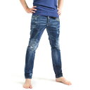 《動画配信中》【35%OFF】ディースクエアード DSQUARED2 【2020-21年 秋冬】 SKATER JEAN ダメージ タイト ジーンズ メンズ ストレッチ デニム ウォッシュ ブルー イタリア ブランド 2XS XS S M L XL 2XL