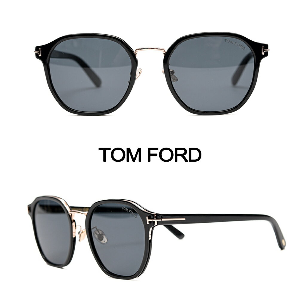 Rakuten - トムフォード TOM FORD TF1289-K サングラス クラウンパント ウエリントン コンビ インナーリム メンズ レディース 男女兼用 ユニセックス T字シグネチャーロゴ ブラック イタリア ブランド アイウェア 眼鏡 MADE IN ITALY