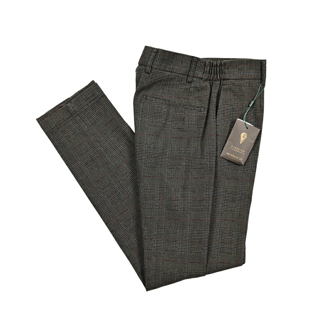 【新春初売り】【半額以下】 ベルウィッチ BERWICH GLOBE グローブ スラックス ノータック パンツ 秋冬..