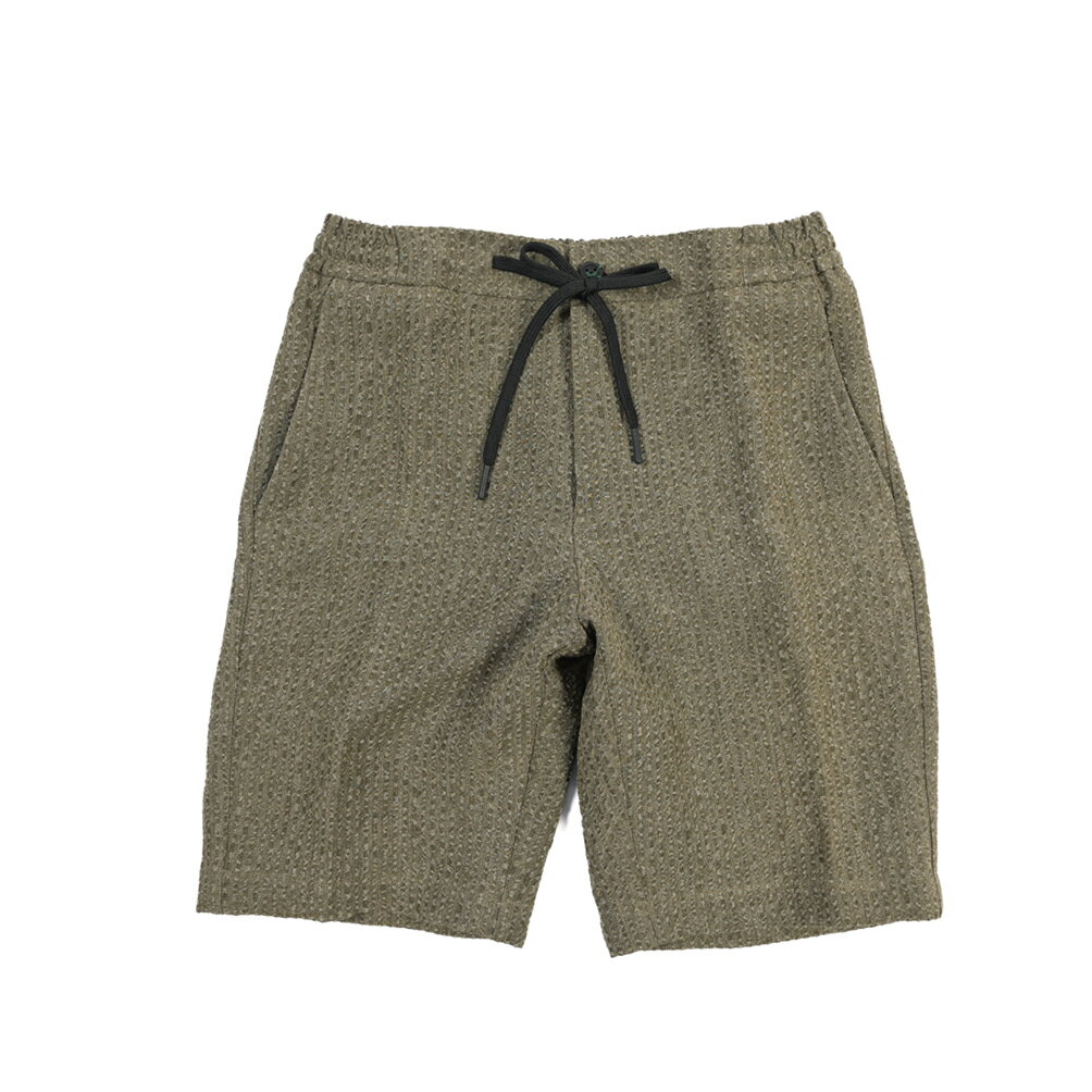 樂天商城 - 【春夏先行セール】【40％OFF】 ベルウィッチ BERWICH SHORT SPIAGGIA スピアッジア 麻混 バミューダ ショーツ ノータック ハーフパンツ ショートパンツ ドローコード 春夏 メンズ リネン リヨセル カーキグリーン イタリア ブランド MADE IN ITALY