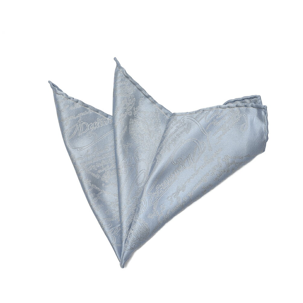 �ڥ��ꥢ��󥹡� �٥��åƥ� BERLUTI ������å� �ݥ��åȥ����� ��� �ޥ�٥꡼���륯 100% �饤�ȥ֥롼 �ե�� �֥��� MADE IN ITALY �ե����ޥ� �ѡ��ƥ��� �뺧�� ���ե�