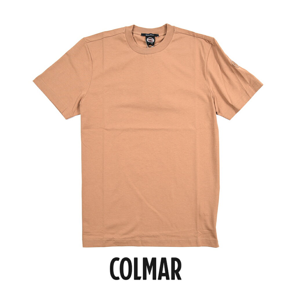 乐天商城 - 【スーパーSALE】 コルマー COLMAR 【2026年 春夏新作】 Tシャツ 半袖 クルーネック カットソー 春夏 メンズ REGULAR FIT レギュラーフィット コットン 100% ロゴ ブラウン イタリア ブランド COLMAR ORIGINALS