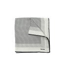 【スーパーDEAL】 トムフォード TOM FORD ポケットチーフ メンズ シルク 100% ドット ライトグレー イタリア ブランド MADE IN ITA...