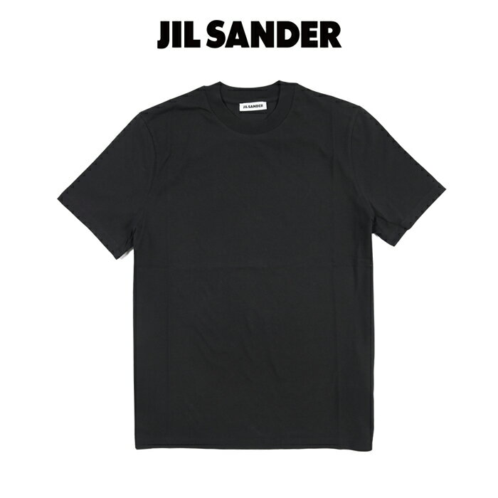 樂天商城 - ジルサンダー JIL SANDER 【2026-27年 秋冬新作】 RELAX FIT リラックスフィットTシャツ カットソー 半袖 クルーネック ドロップショルダー メンズ RELAX FIT リラックスフィット コットン 100% ブラック イタリア ブランド