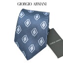 【P20倍】【SALE】 ジョルジオ アルマーニ GIORGIO ARMANI ネクタイ オールシーズン メンズ シルク 100% 小紋柄 ネイビー イタリア ...