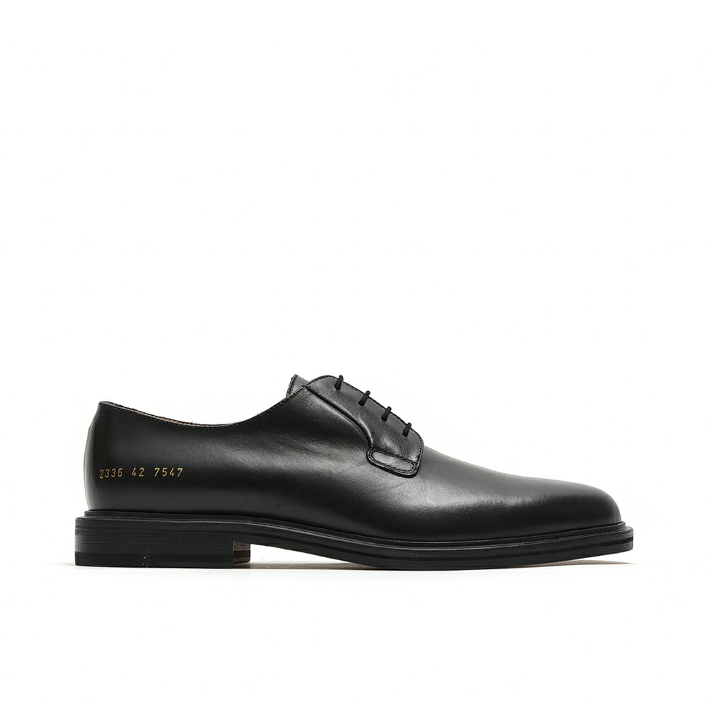 コモンプロジェクト COMMON PROJECTS 2336 DERBY 7547 BLACK レザー シューズ レースアップ ダービー 外羽根式 プレーントゥ ブラック メンズ イタリア ブランド MADE IN ITALY