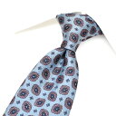 【P20倍】 エトロ ETRO ネクタイ オールシーズン メンズ シルク 100% 小紋柄 ライトブルー イタリア ブランド MADE IN ITALY ビジネ...