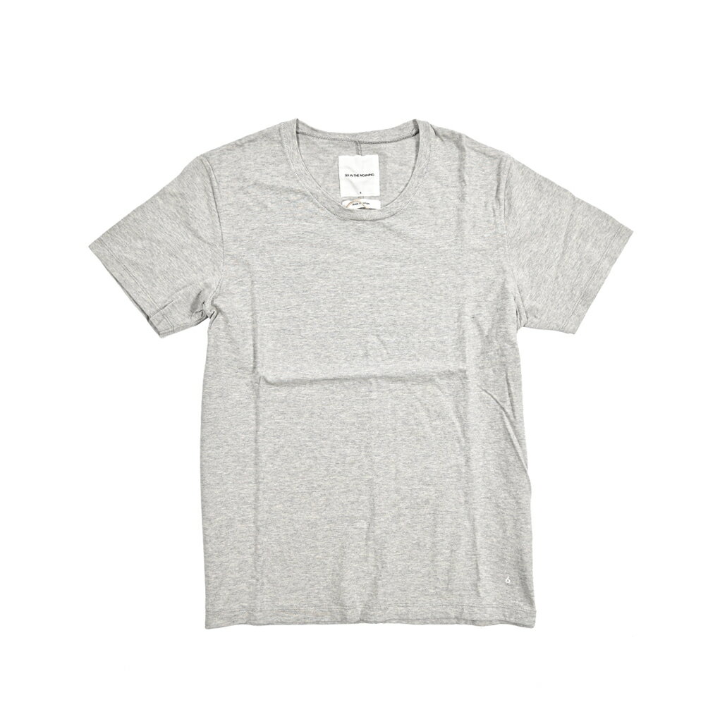 樂天商城 - シックスインザモーニング SIX IN THE MORNING Tシャツ カットソー クルーネック 半袖 春夏 メンズ コットン 100％ 杢 グレー MADE IN JAPAN