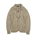 【SALE】 エトロ ETRO ニットジャケット カーディガン 長袖 秋冬 メンズ ウール 100% ベージュ イタリア ブランド MADE IN ITALY