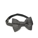 トムフォード TOM FORD パピヨン 蝶ネクタイ ボウタイ メンズ シルク 100% 織柄 ブラック ホワイト イタリア ブランド MADE IN ITAL...