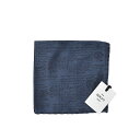 ベルルッティ BERLUTI スクリット ポケットチーフ メンズ シルク 100% ネイビー フランス ブランド MADE IN ITALY フォーマル パーテ...