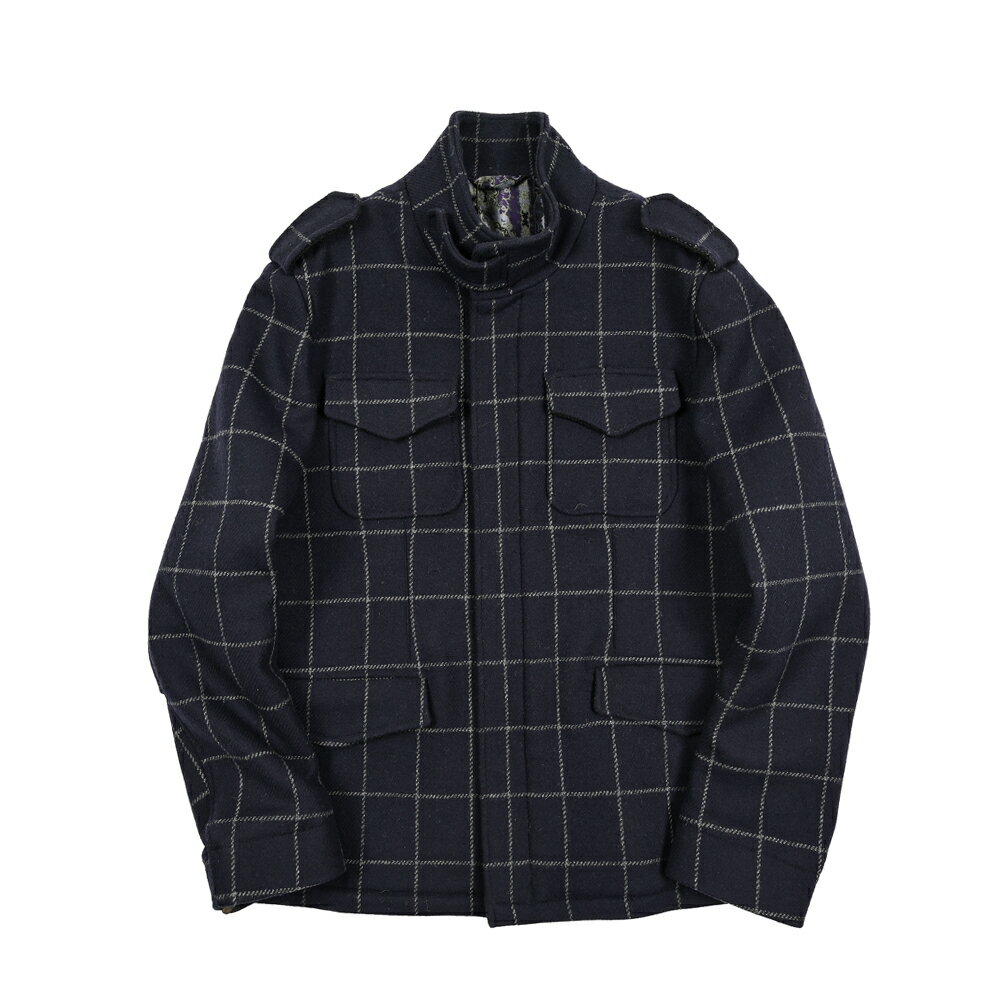 【半額以下】 エトロ ETRO M-65 スタンドカラーブルゾン フィールドジャケット 秋冬 メンズ