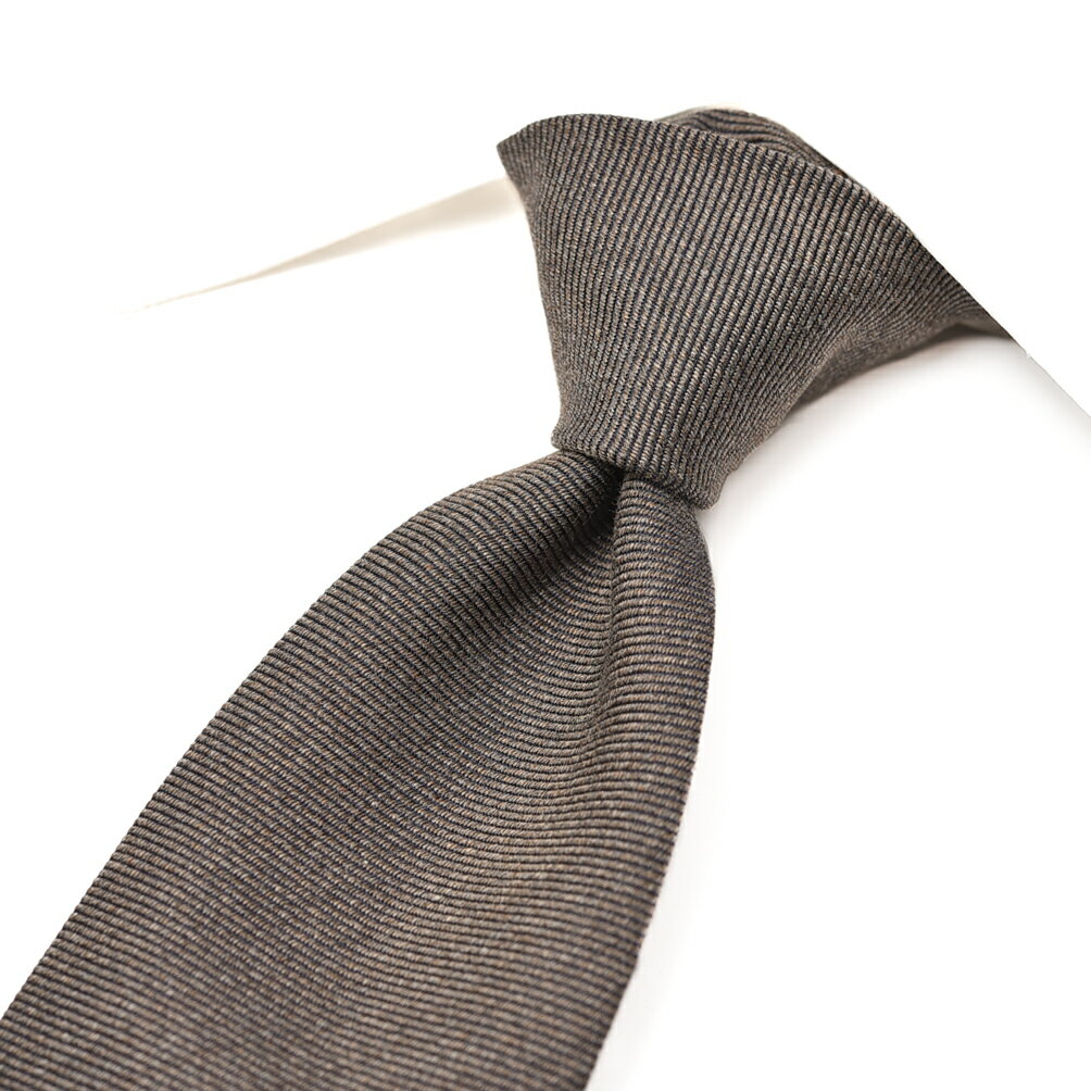 【クリアランス】【半額以下】 バルバ BARBA ネクタイ セッテピエゲ メンズ シルク コットン 織柄 グレ..