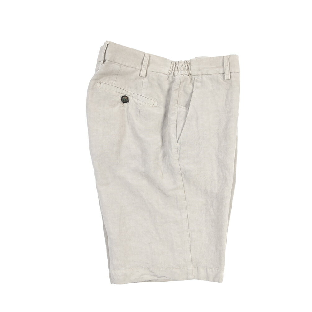 樂天商城 - 【春夏先行セール】【33％OFF】 ベルウィッチ BERWICH BERMUDA ELAX-GD バミューダ 麻混 ショーツ ノータック ハーフパンツ ショートパンツ 春夏 メンズ リヨセル リネン ライトグレー イタリア ブランド MADE IN ITALY