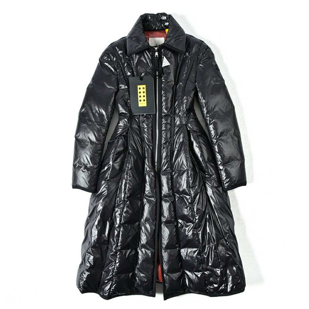 【SALE】モンクレール MONCLER GENIUS ジーニアス 2 MONCLER 1952 LIZ ロングダウンジャケット ダウンコート フレアデザイン 秋冬 レディース ブラック ヴェロニカ・レオーニ